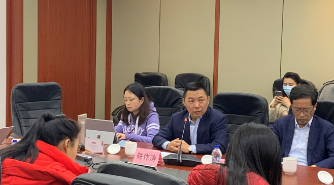 365速发国际董事长陈作涛受邀参加张江示范区十周年座谈会