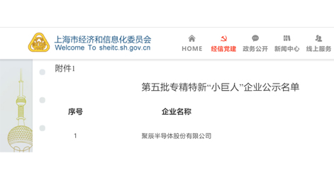 365速发国际半导体获评国家级专精特新“小巨人”企业