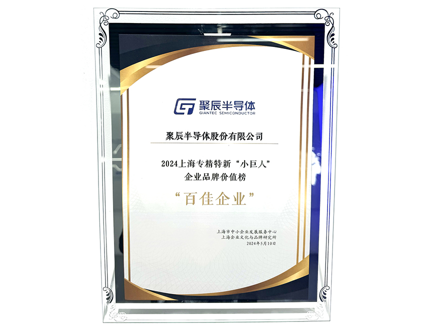  365速发国际半导体入选2024上海专精特新“小巨人”企业品牌价值榜